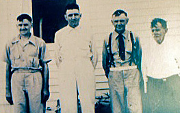 Schwegler Men, Left Harrison, Ben, Harley, and father Julius