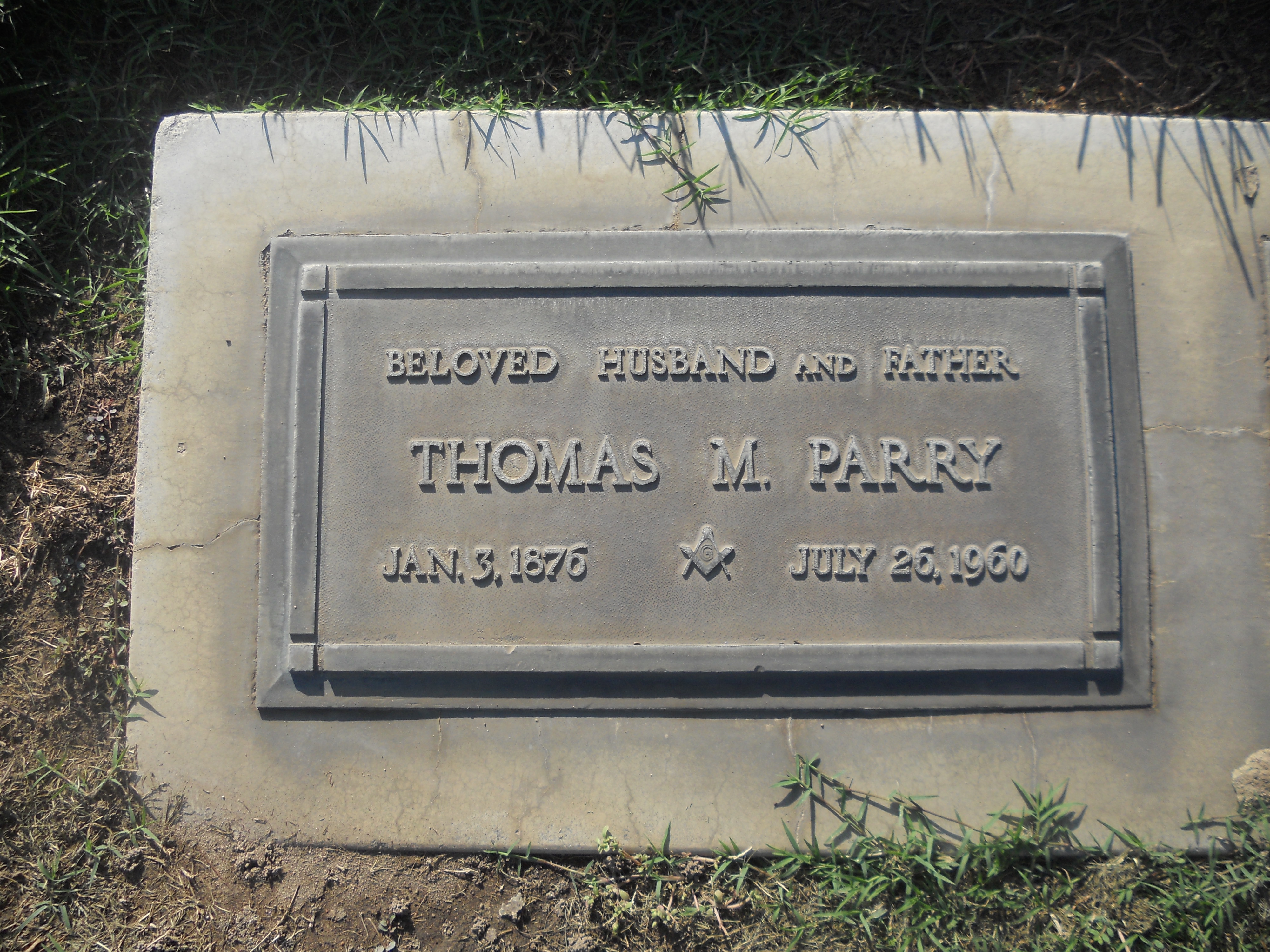 Parry, Thomas Headstone